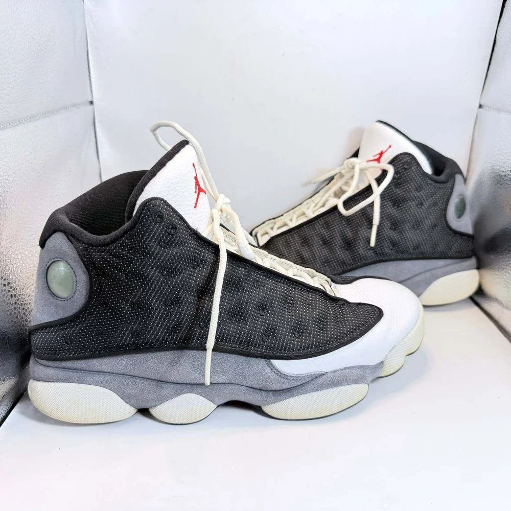 Jordan 13 Retro Black Flint White Wolf Grey DJ5982-060 Mens Size 10 Excellent